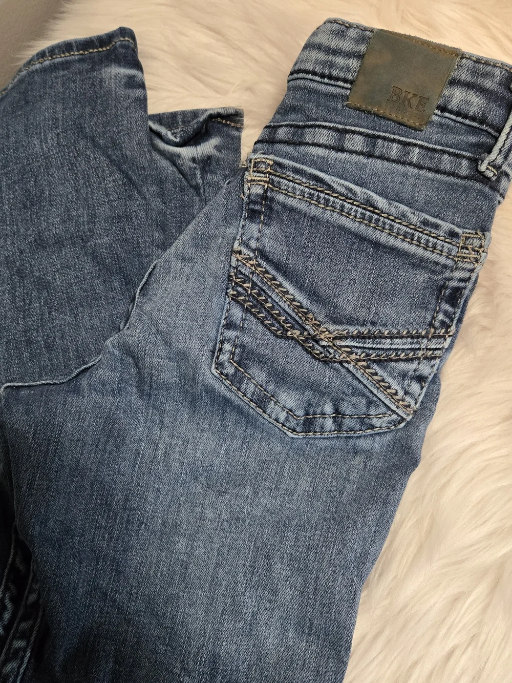 0BKE Boy's Blue Jeans